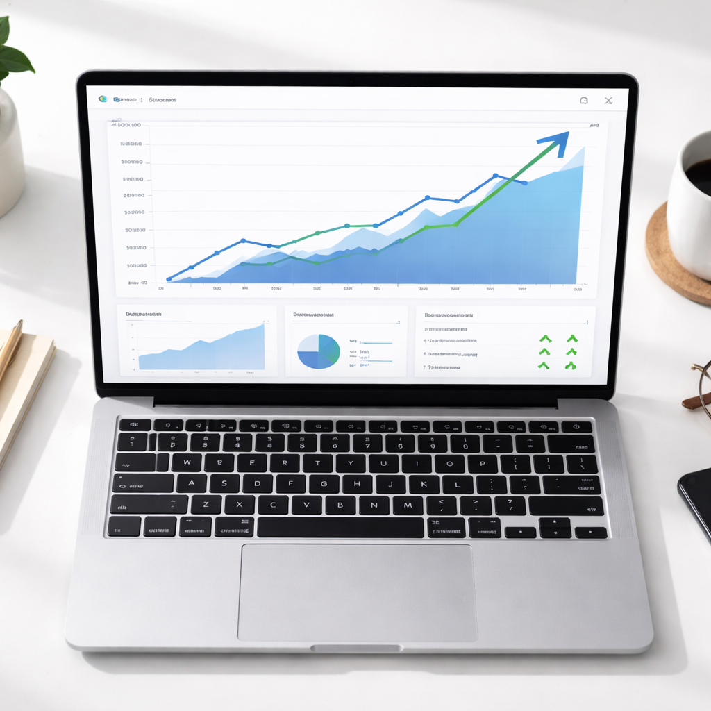 TheBirbal Case Study: 3,200% keyword growth (2 to 66 ranking keywords) TheBirbal SEO case study showing 3,200% keyword growth results dashboard with organic search metrics and ranking improvements